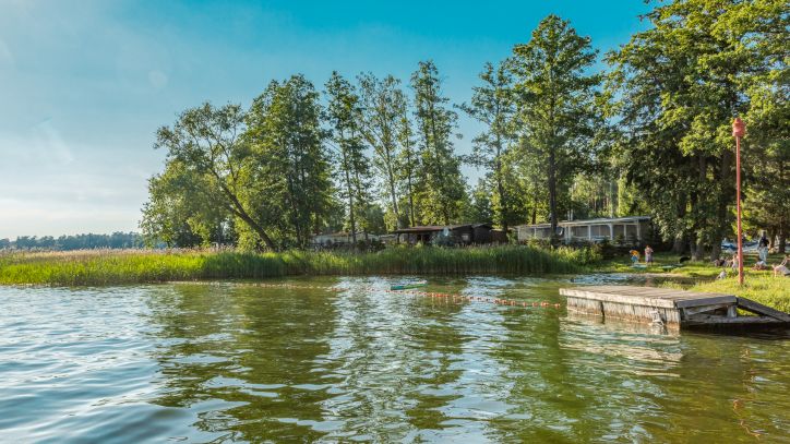 Plaża Korektywa, jezioro Bełdany