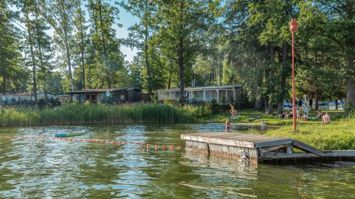 Plaża Korektywa, jezioro Bełdany